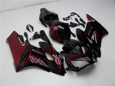 Carrosserie Moto Honda CBR 1000 RR 04-05 - Rouge Noir Bon Marché