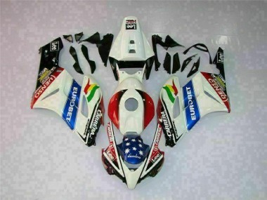 Kit Carénages Motos Complet Honda CBR 1000 RR 04-05 - Blanc Rouge Bon Marché