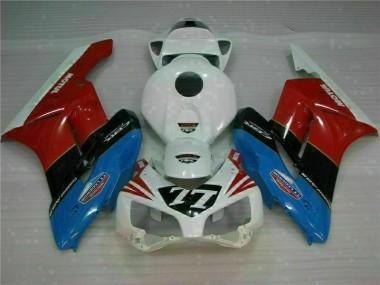 Carénage Moto Honda CBR 1000 RR 04-05 - Blanc Rouge 77 Bon Marché