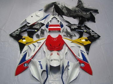 Carénage Moto BMW S1000RR 09-14 - Rouge Blanc Jaune Bon Marché