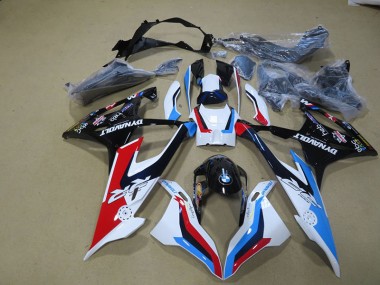 Carénage Moto BMW S1000RR 19-22 - Blanc Bleu Rouge Noir Bon Marché